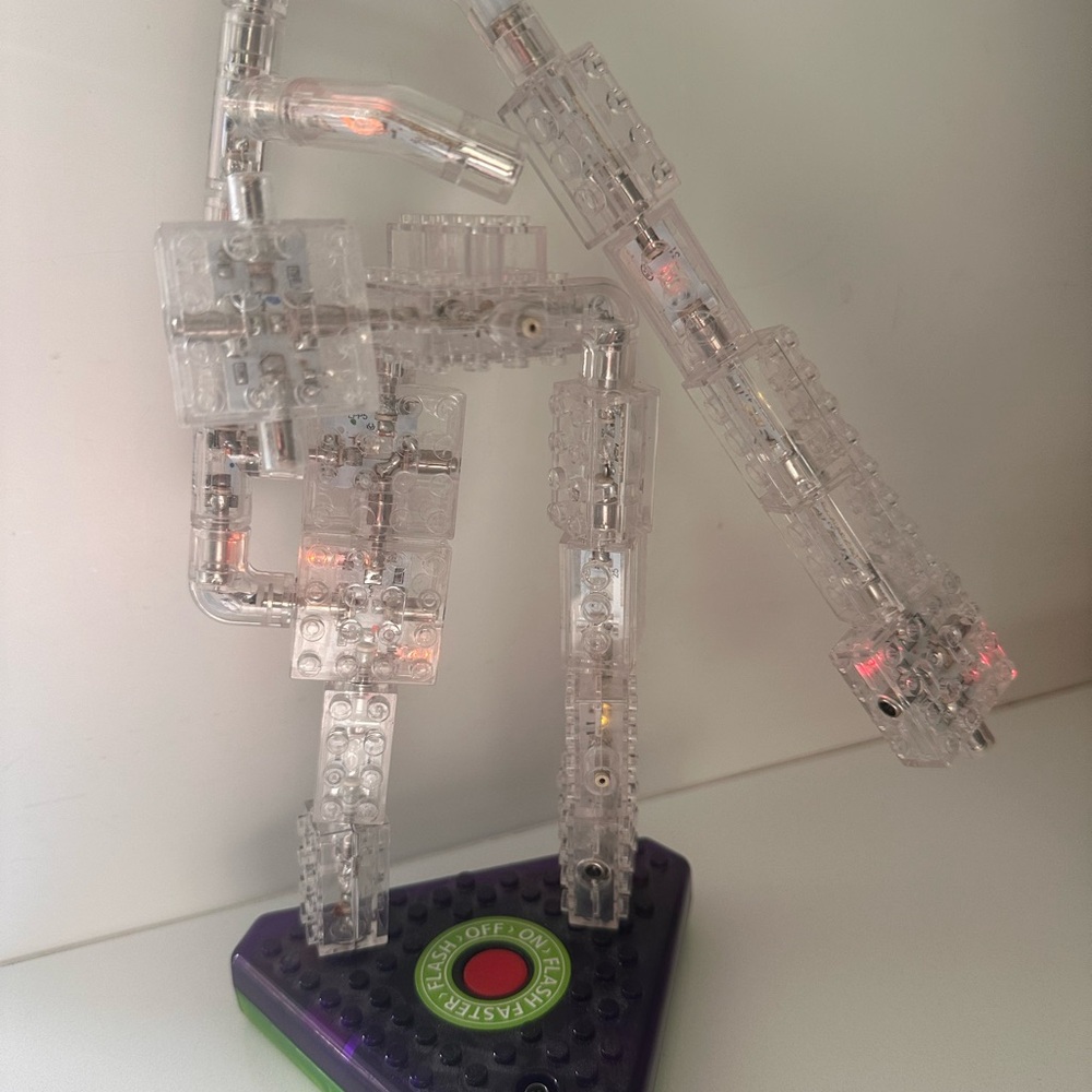 Light-Up Clear Laser Pegs Set